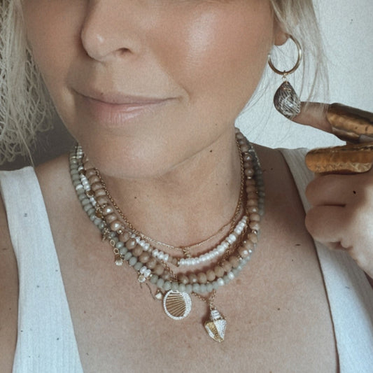 Shelly Hoop Earrings :: 14k Gold Filled