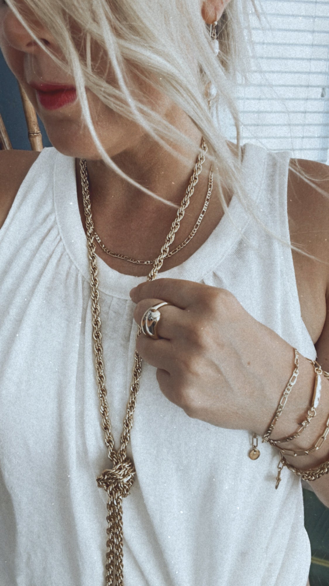 Ease Rope Necklace :: 14k Gold Filled