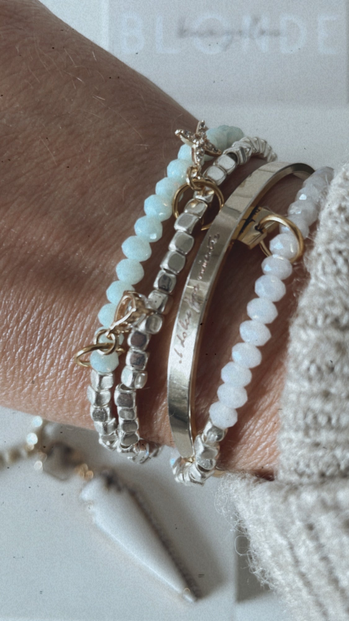 Beach Vibes Stack Bracelets :: Moonlight
