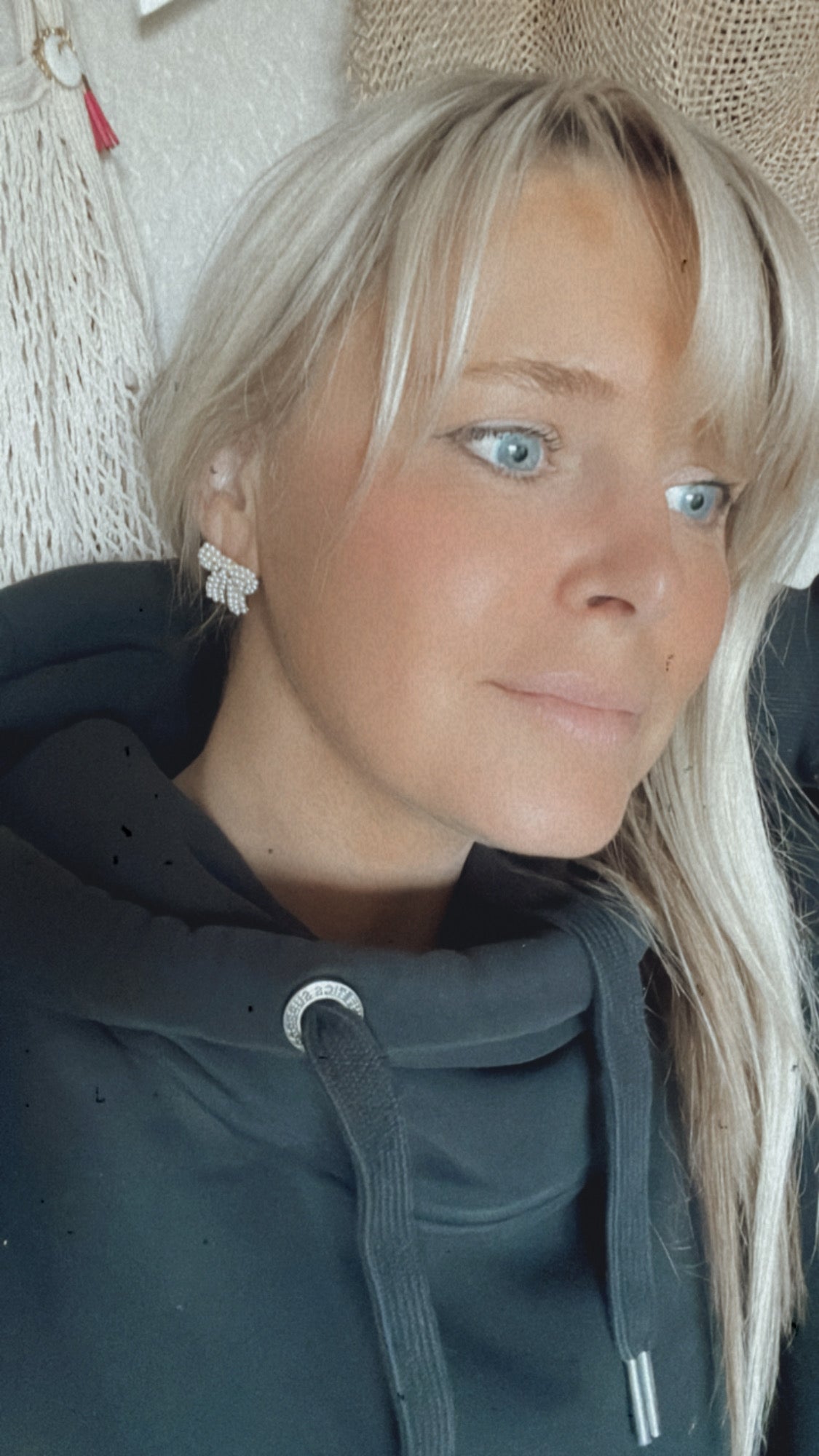 Maria Pearl Bow Earrings : 14k Gold Filled