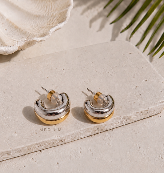 Millie Two-Toned Earrings