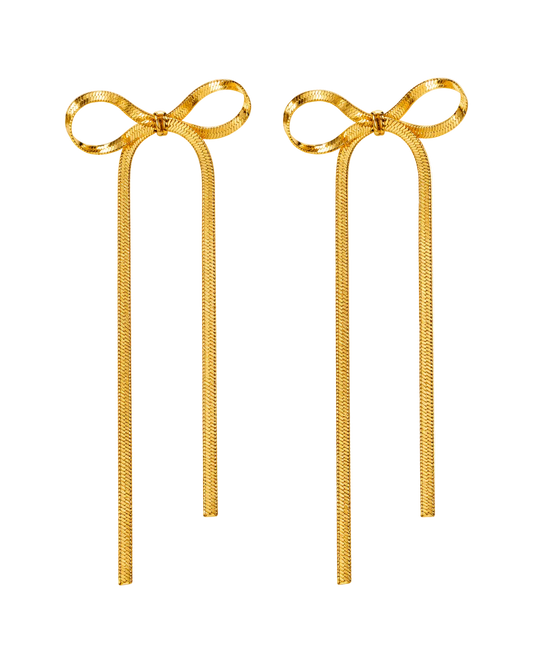 I Am Gift Enough Bow Earrings