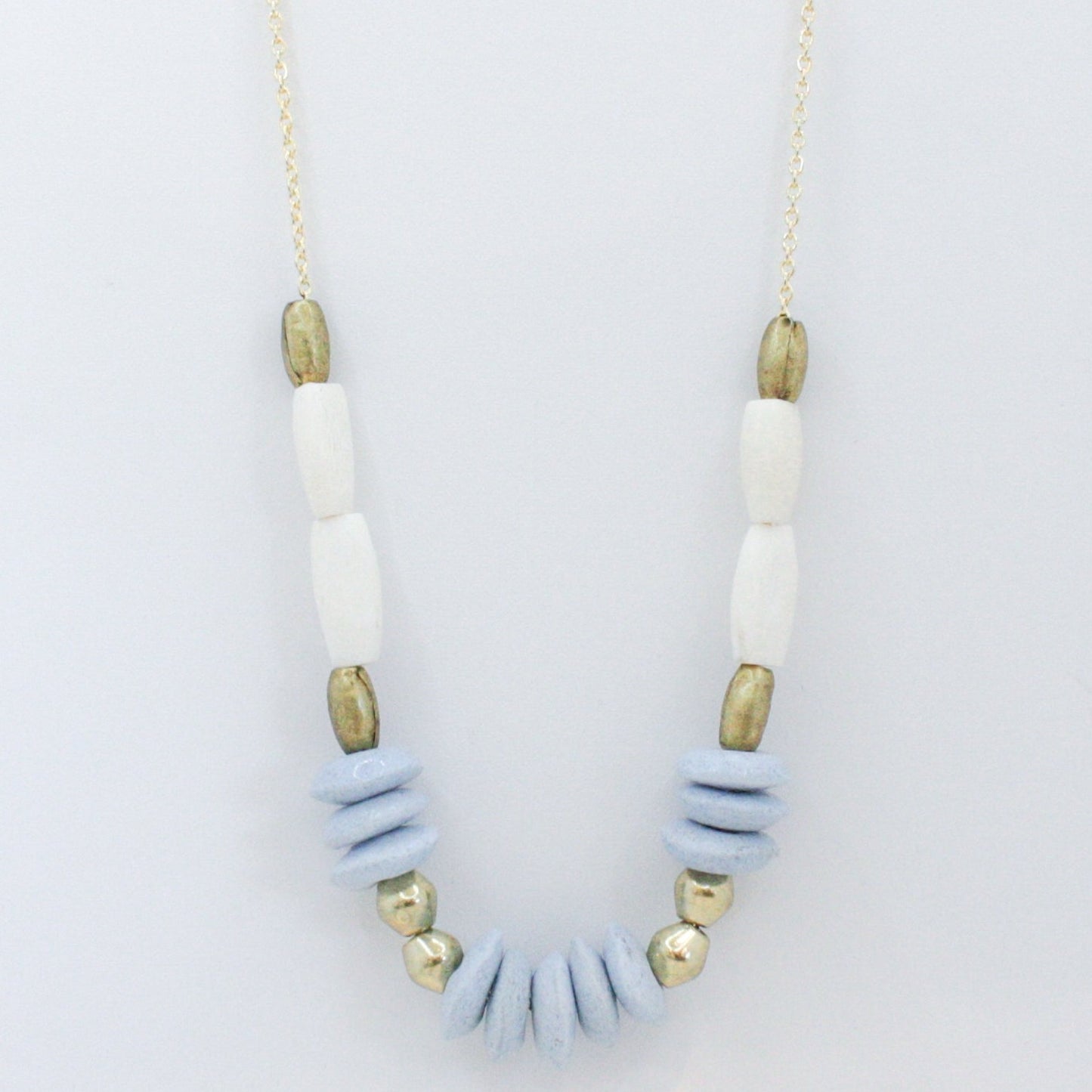 Mia Beaded Necklace :: 24k Gold Filled