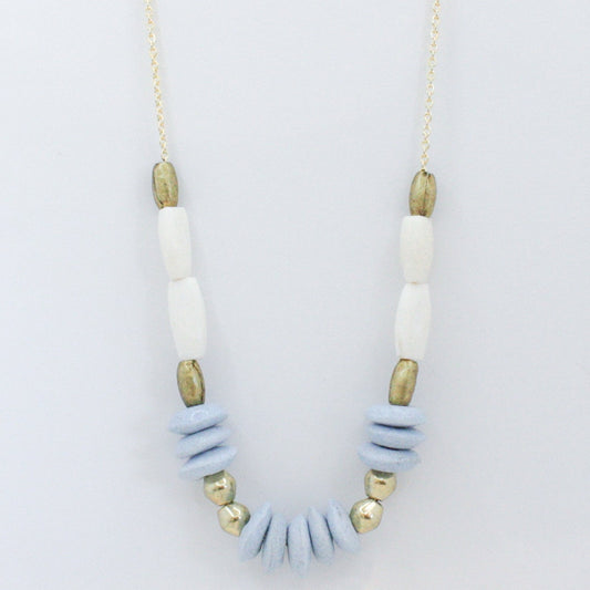 Mia Beaded Necklace :: 24k Gold Filled