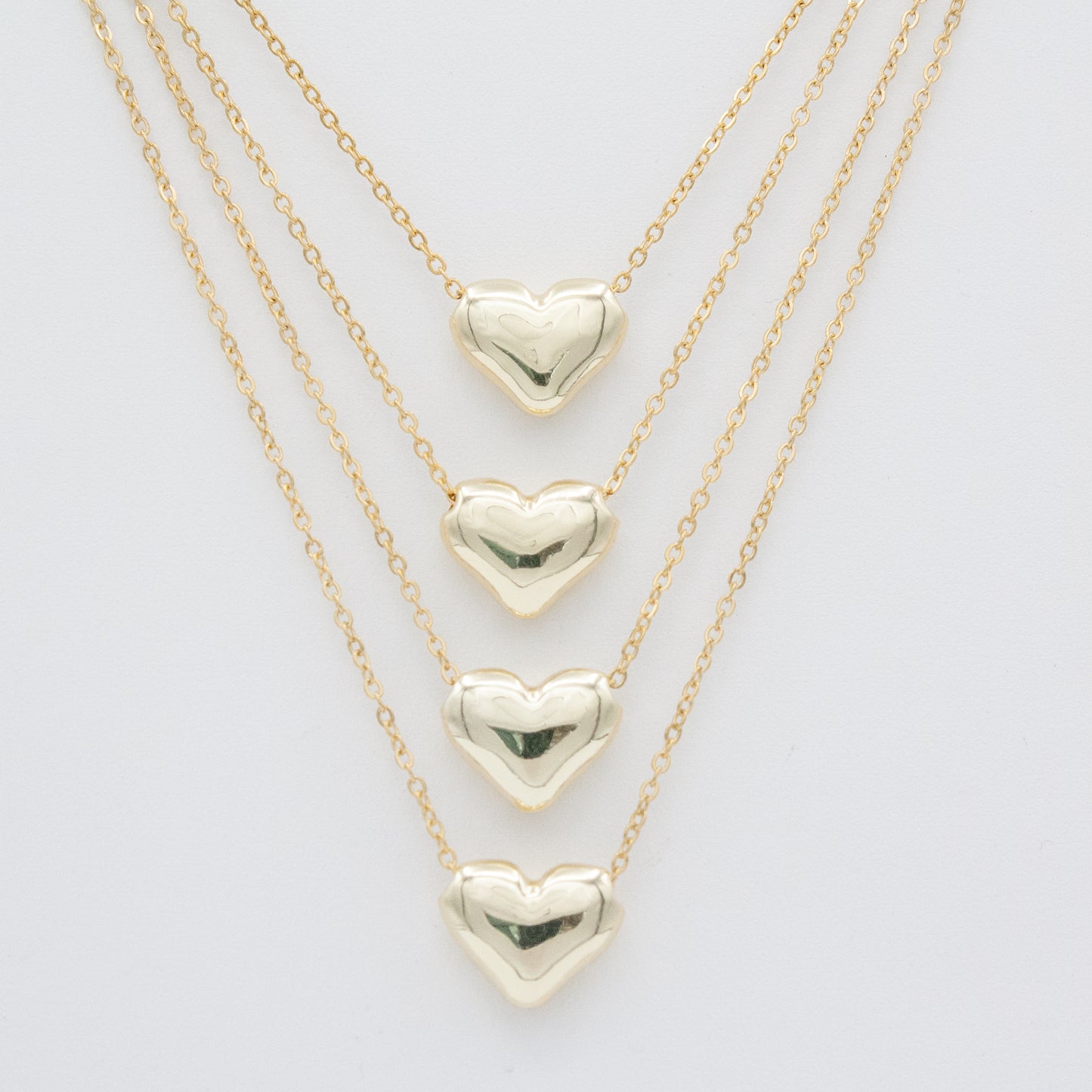 'Love Bubbles' Heart Necklace :: 24k Gold Filled