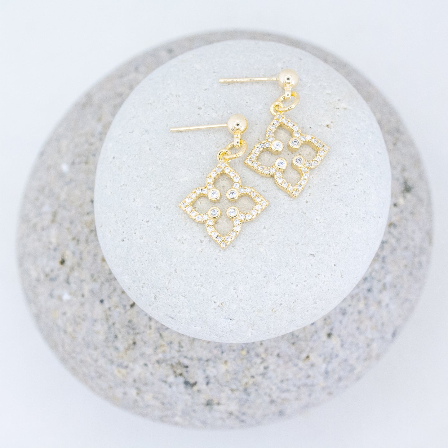 Clover Earrings :: 14k Gold Filled