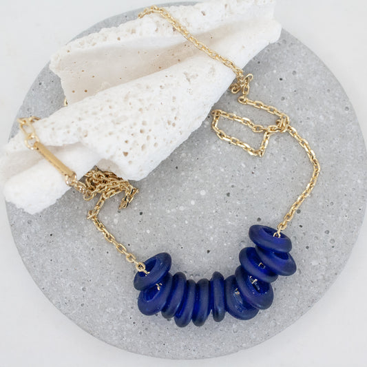 Maki Necklace - Royal :: 24k Gold Filled