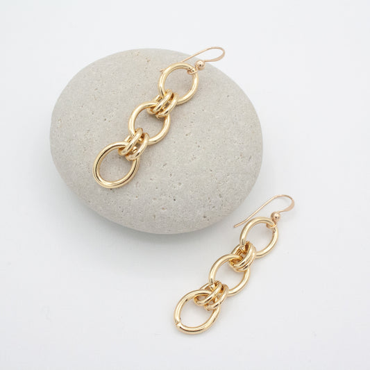 Oakley Earrings :: 24k Gold Filled