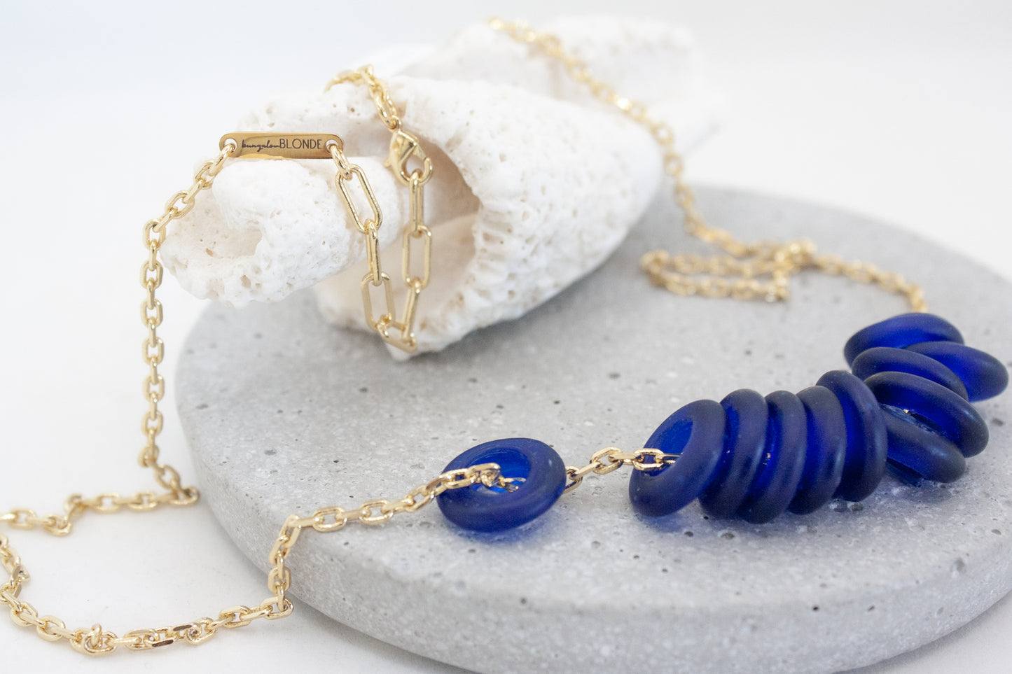 Maki Necklace - Royal :: 24k Gold Filled