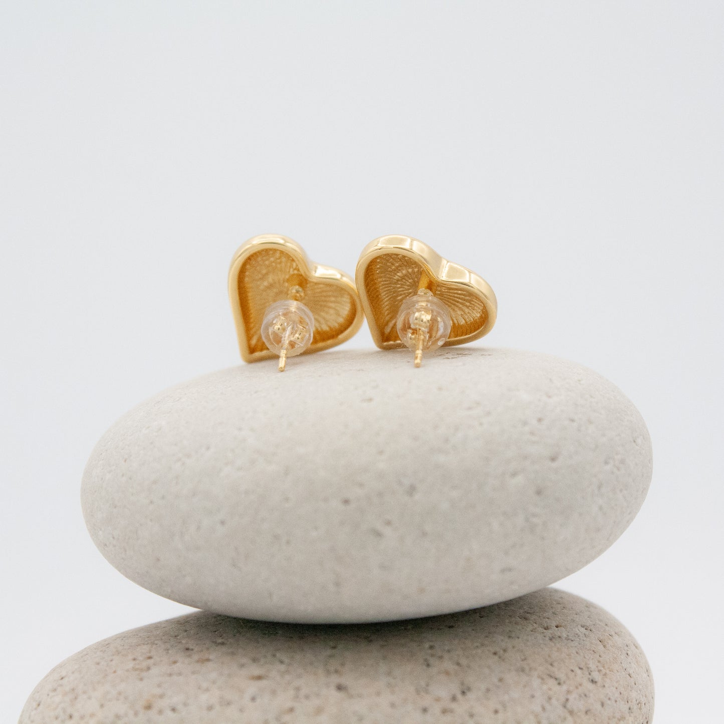 'Love Bubbles' Heart Earrings :: 24k Gold Filled