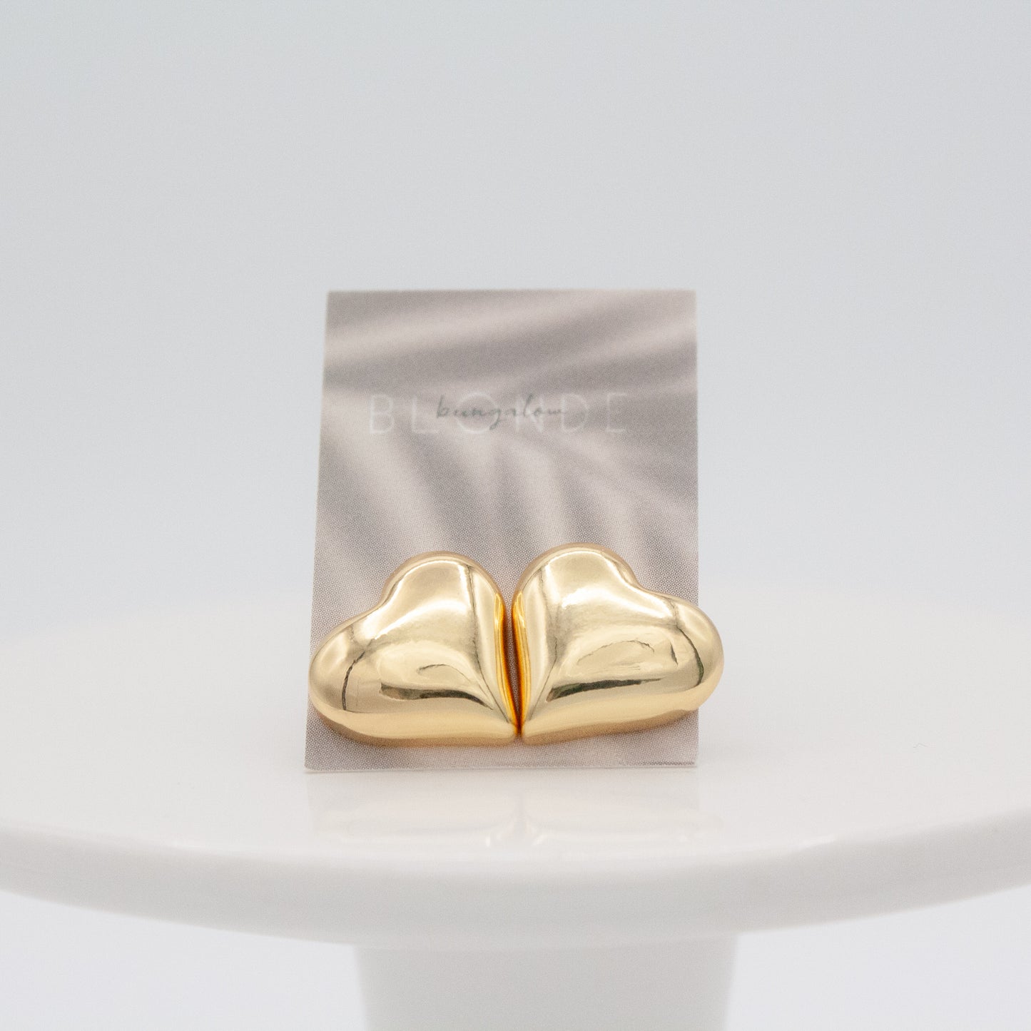 'Love Bubbles' Heart Earrings :: 24k Gold Filled