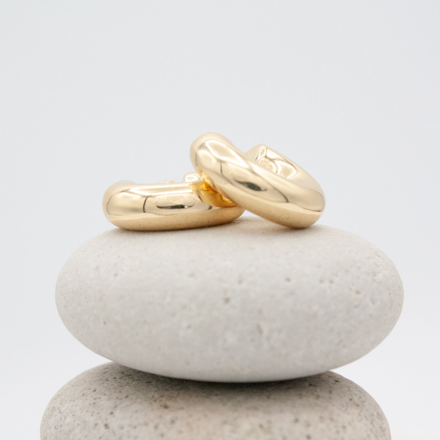 Poolside Hoop Earrings :: 18k Gold Filled