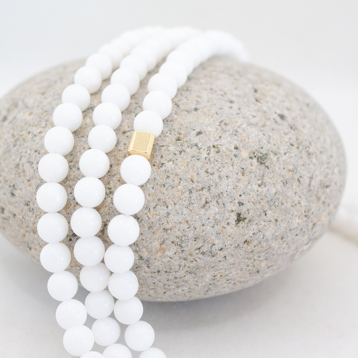 Pave Diamond & Jade Bliss Necklace :: 14k Gold Filled