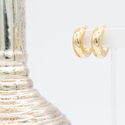 Poolside Hoop Earrings :: 18k Gold Filled