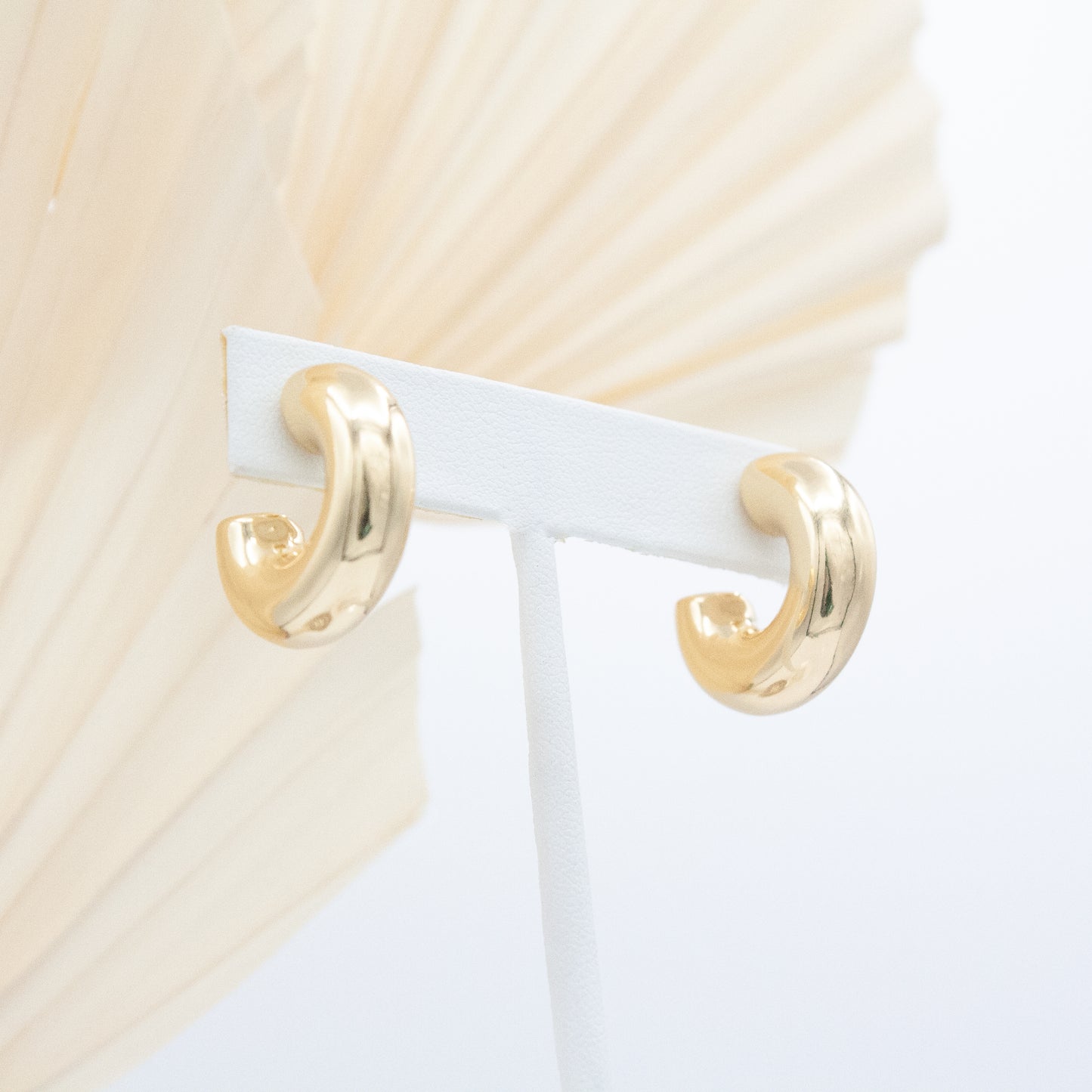 Poolside Hoop Earrings :: 18k Gold Filled