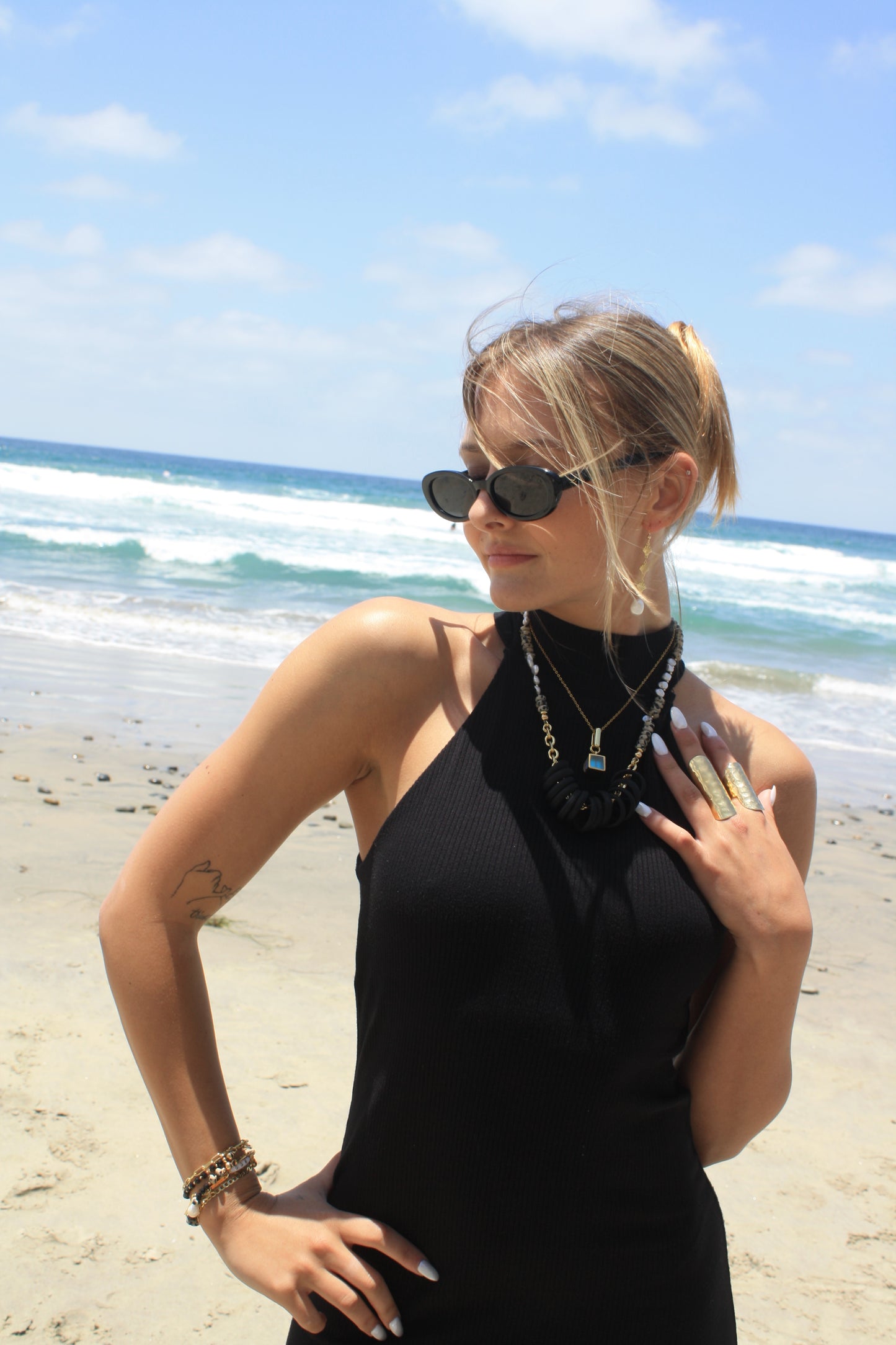 Sirens Seashell Earrings :: 18k Gold Filled