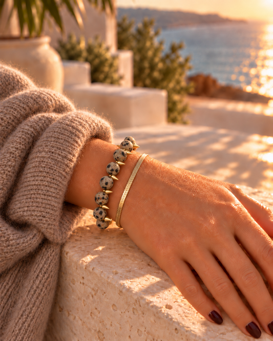 Island Armor Gemstone Bracelet