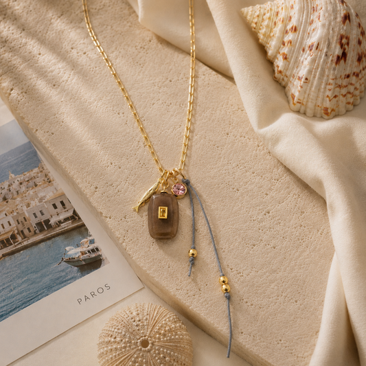Postcards From Paradise :: Paros Charm Necklace