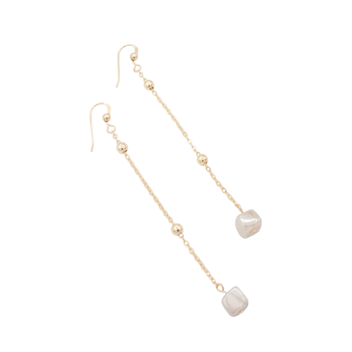 Wymara Moonstone Earrings :: 14k Gold Filled