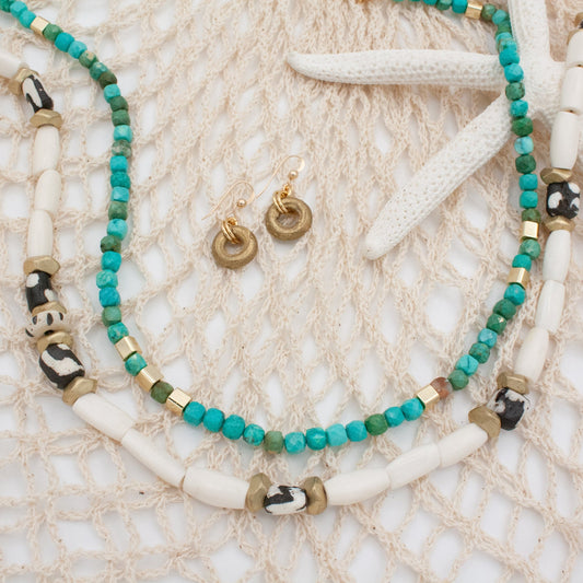 Kilimanjaro Turquoise Necklace :: 14k Gold Filled