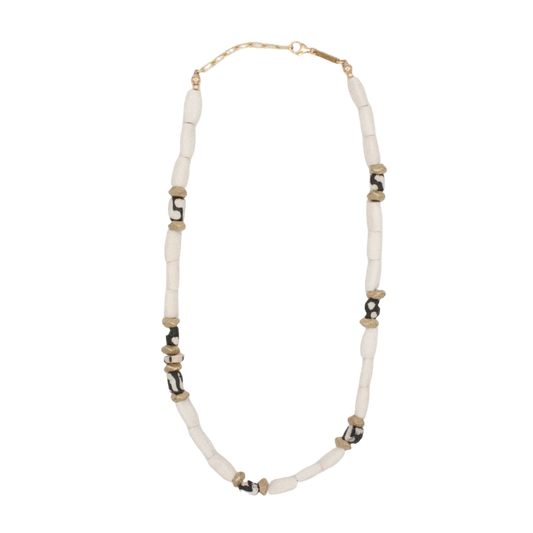 Maasai Bone + Brass Necklace