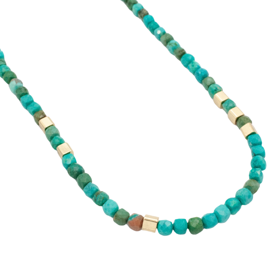 Kilimanjaro Turquoise Necklace :: 14k Gold Filled