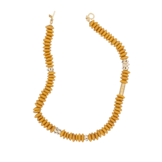 Antigua Beaded Necklace :: Saffron