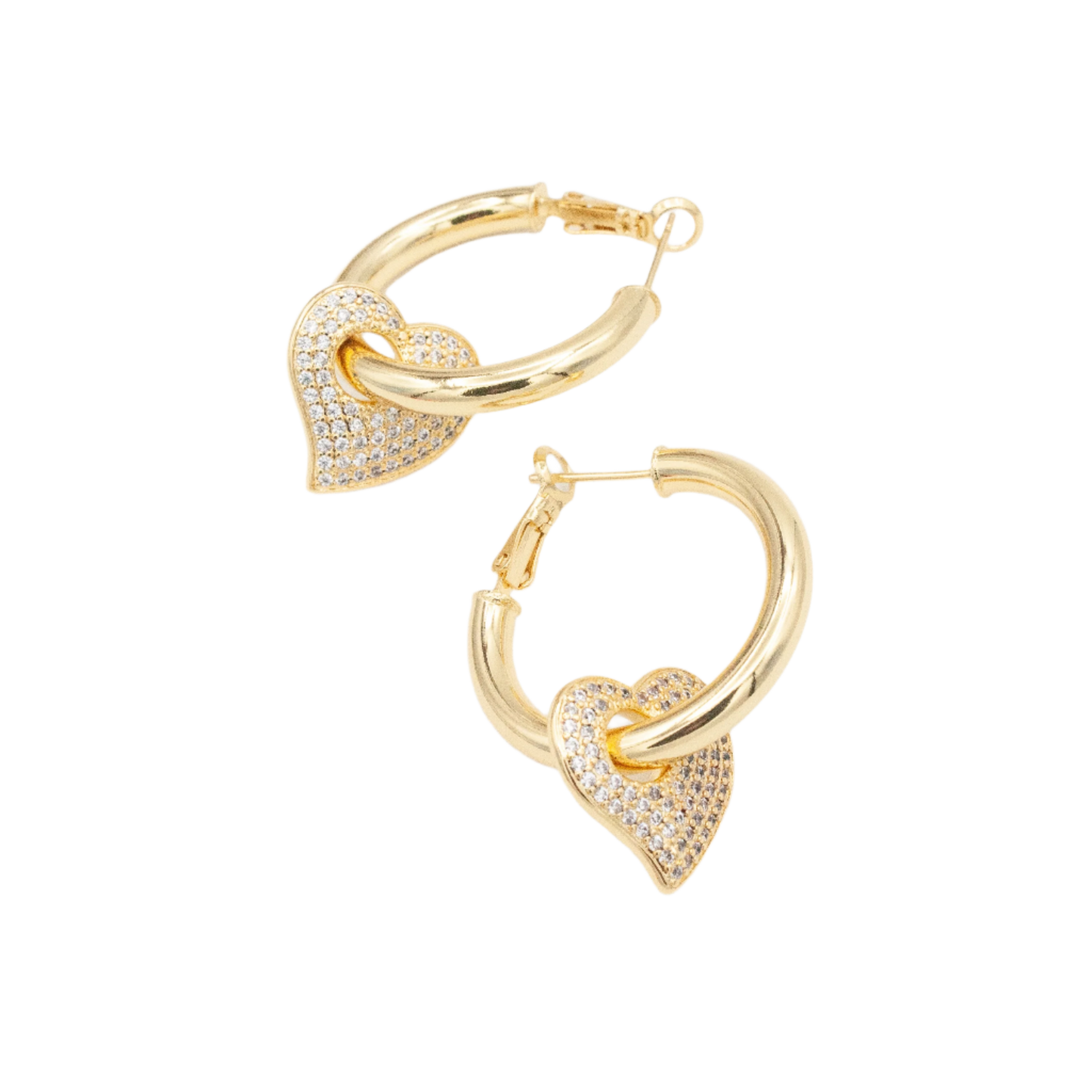 Heartbreaker Hoops (3 in 1) : 14k Gold Filled