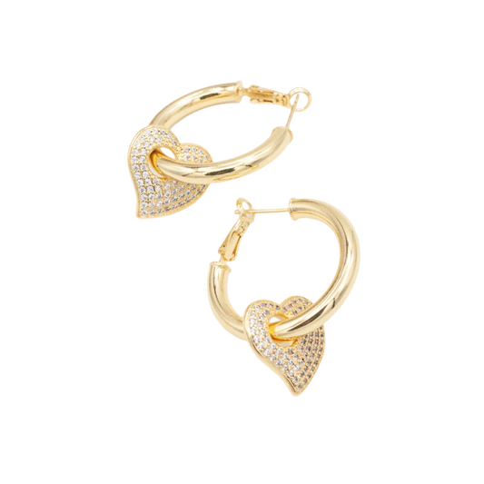 Heartbreaker Hoops (REVERSIBLE) : 14k Gold Filled