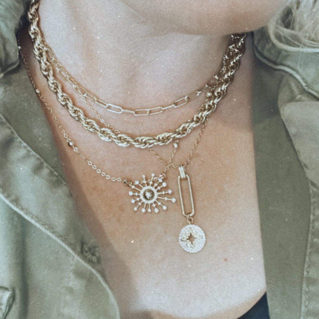 Mote Galaxy Necklace :: 16k Gold Filled