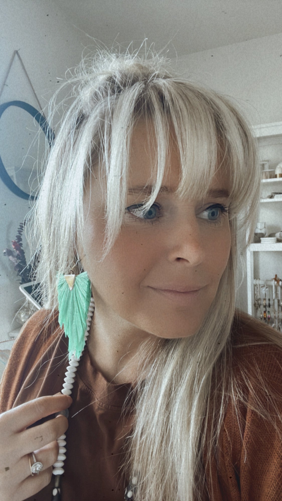 Palm Leaf LaLa Earrings (8 Colors)