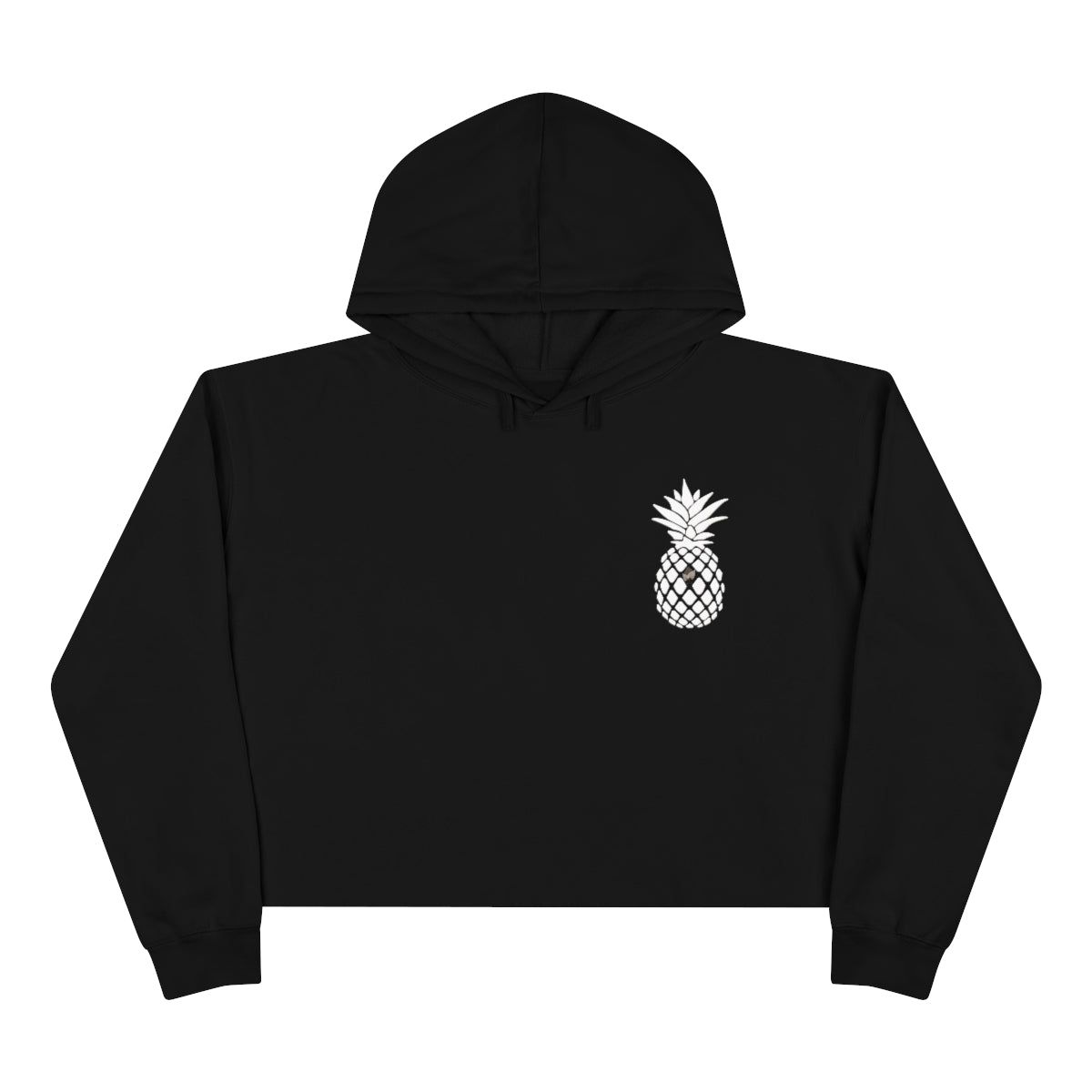 Pineapple Seashell Crop Hoodie