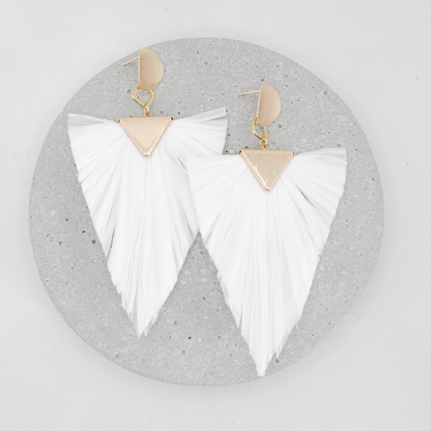 Palm Leaf LaLa Earrings (8 Colors)