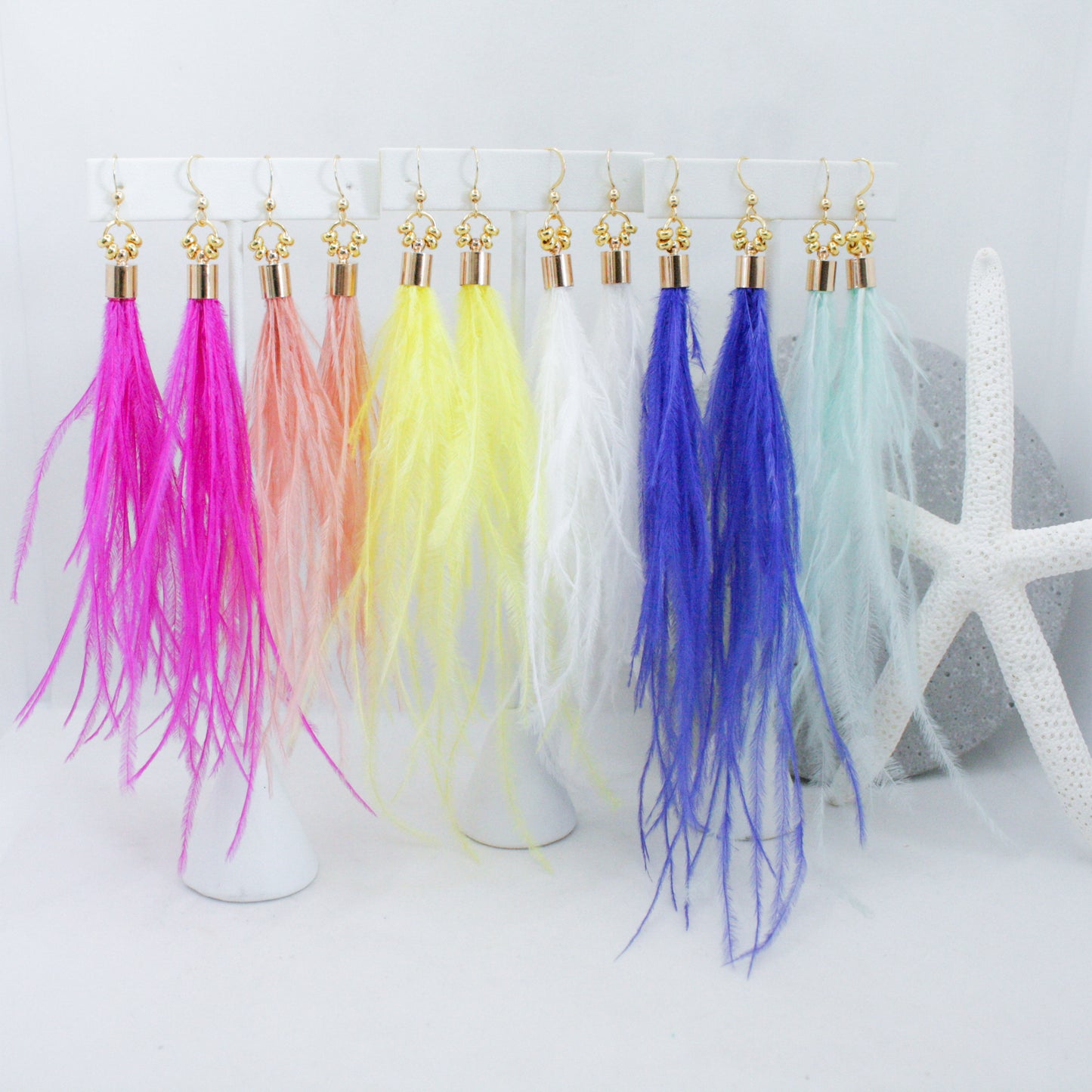 Lounge Feather Earrings