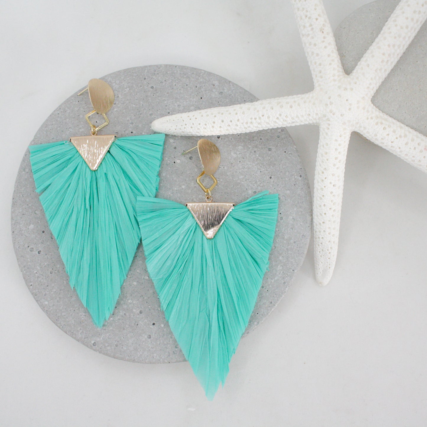Palm Leaf LaLa Earrings (8 Colors)