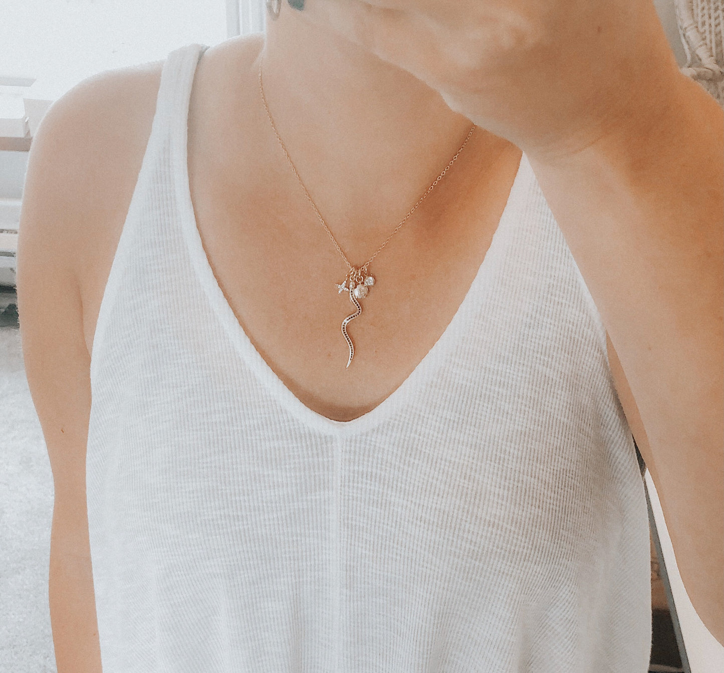 Snake It Till You Make It Necklace