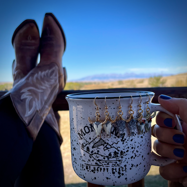 Steer Head Earrings :: Kahlo