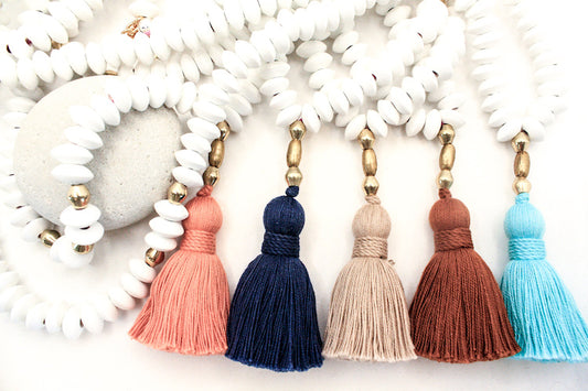 Ultimate Beach Vacation Tassel Necklace
