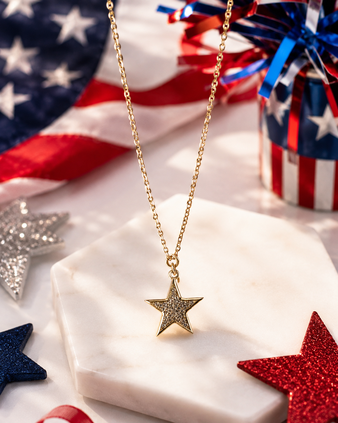 Liberty Star Necklace :: July 4th LIMITED EDITION