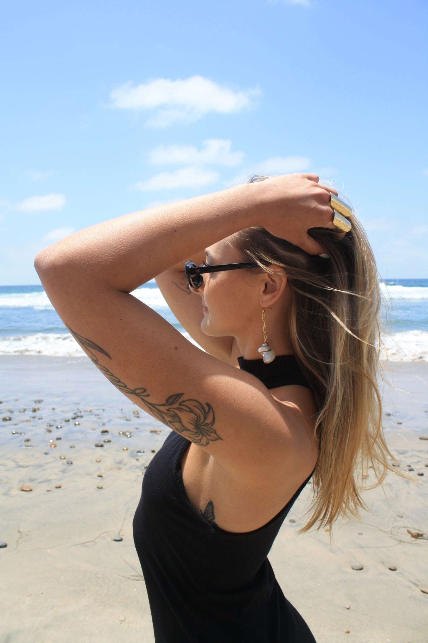 Seashell Earrings :: 14k Gold Filled