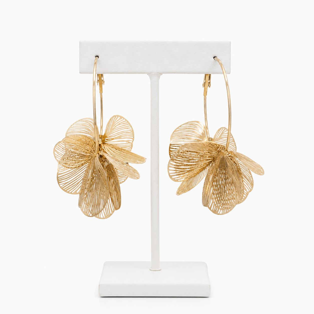Island Bloom Hoops : Gold