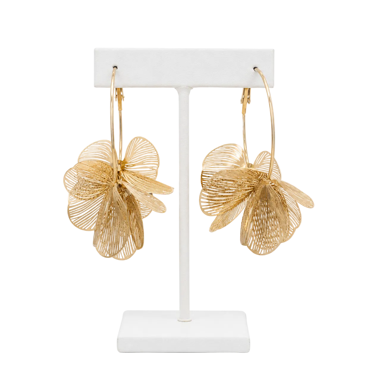 Island Bloom Hoops : Gold