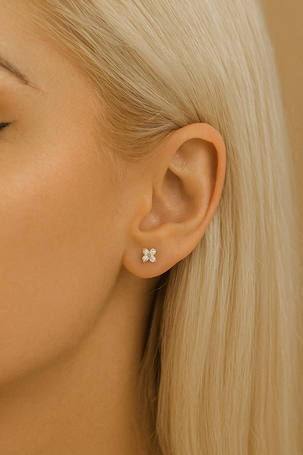 Forever Clover Stud Earrings