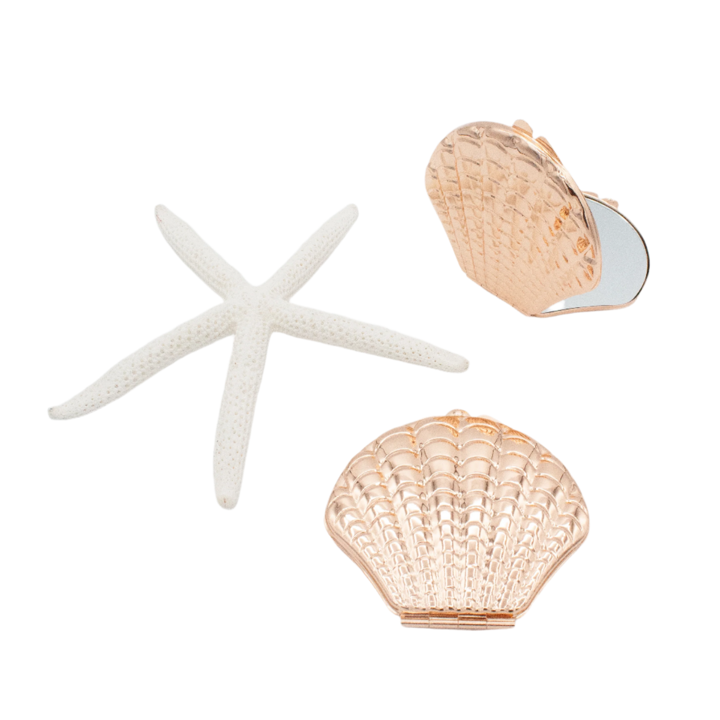 Goddess Glow Mirror :: Slim Seashell Compact