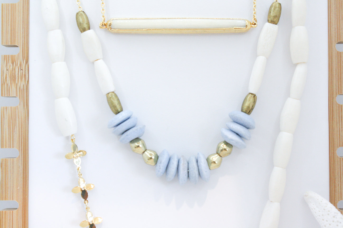 Mia Beaded Necklace :: 24k Gold Filled