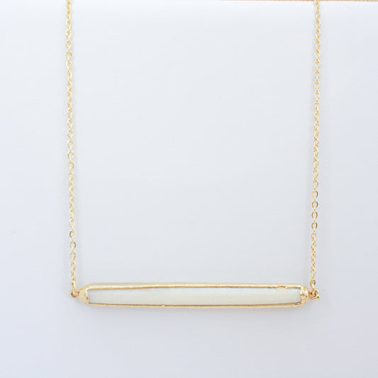 Ellie Bar Necklace :: 24k Gold Filled