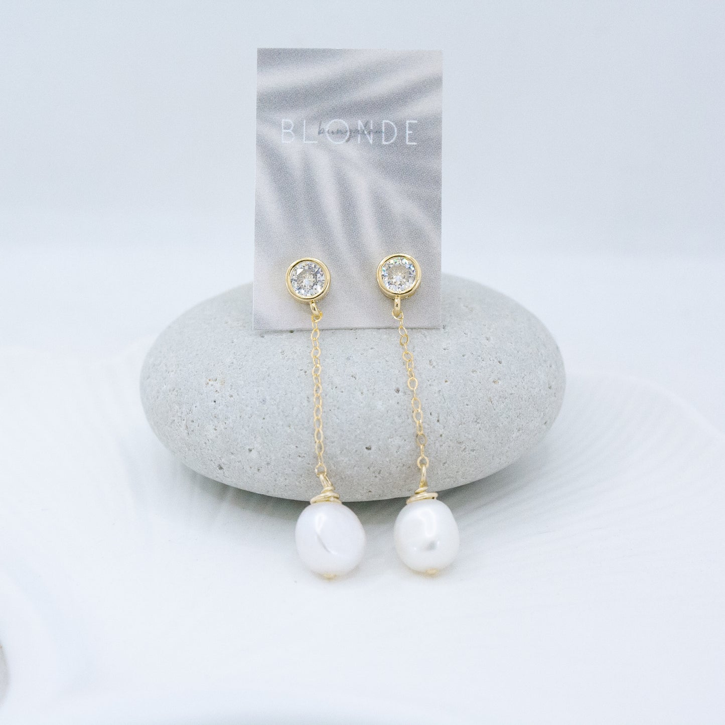 Pardon Moi Pearl Earrings :: 14k Gold Filled