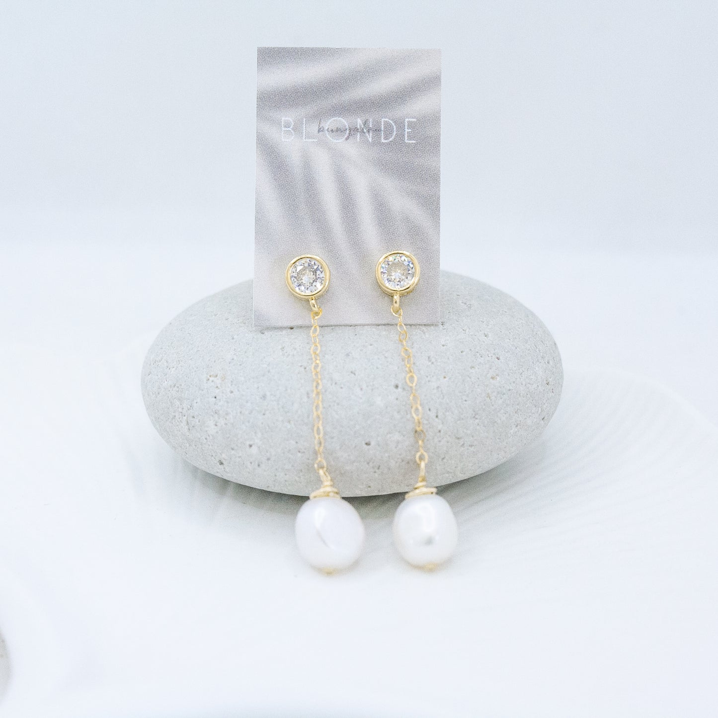 Pardon Moi Pearl Earrings :: 14k Gold Filled