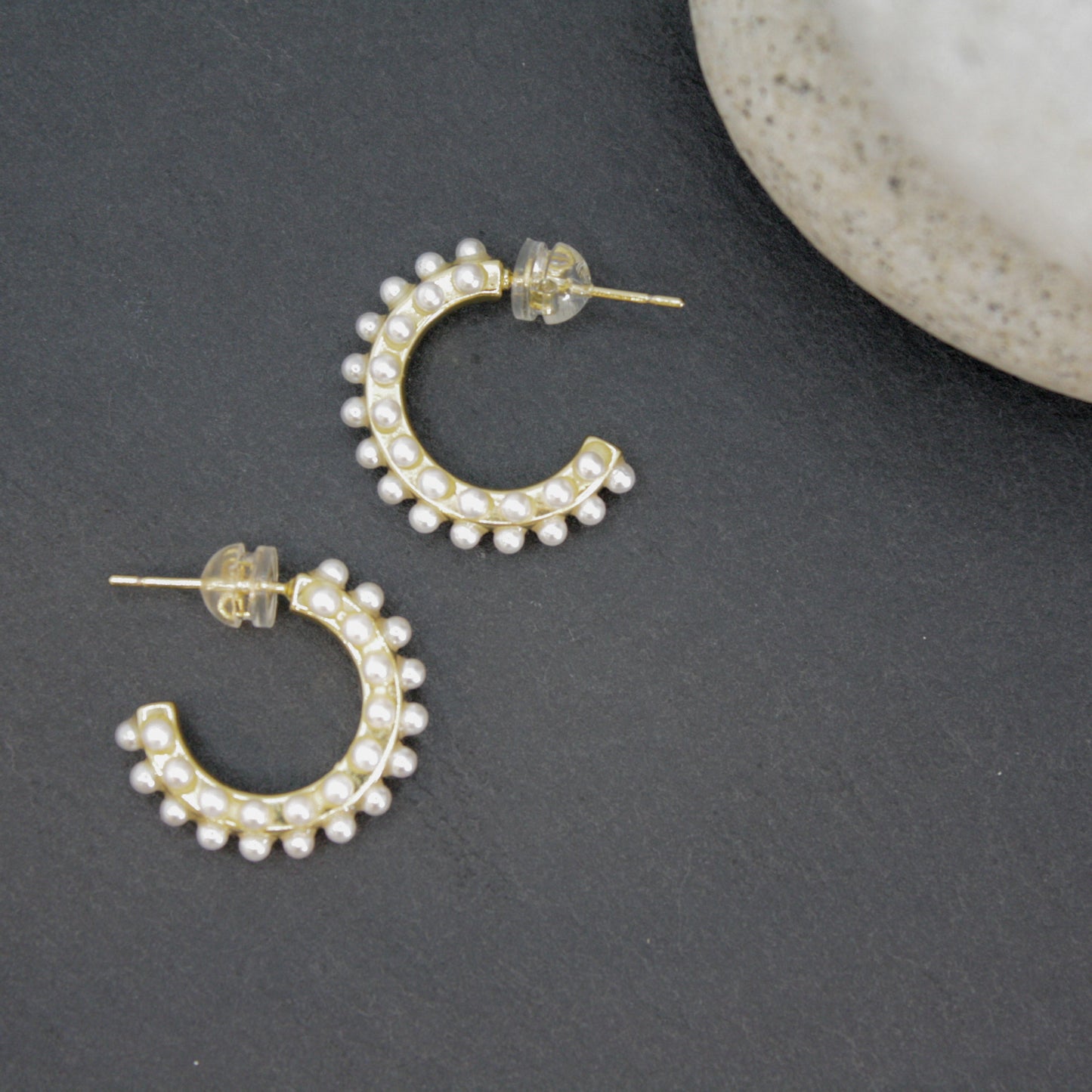 Pearl Cluster Earrings :: 14k Gold Filled