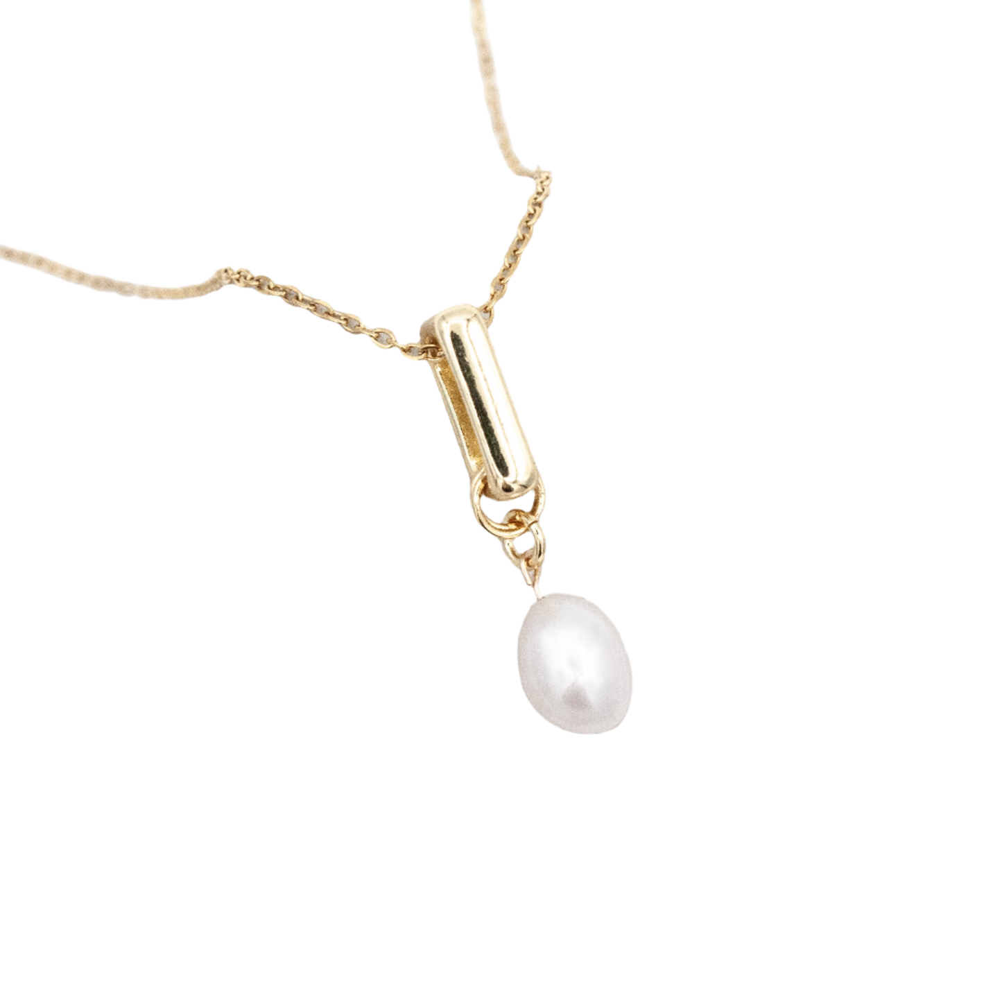 Pearl Moment Necklace :: 14k Gold Filled